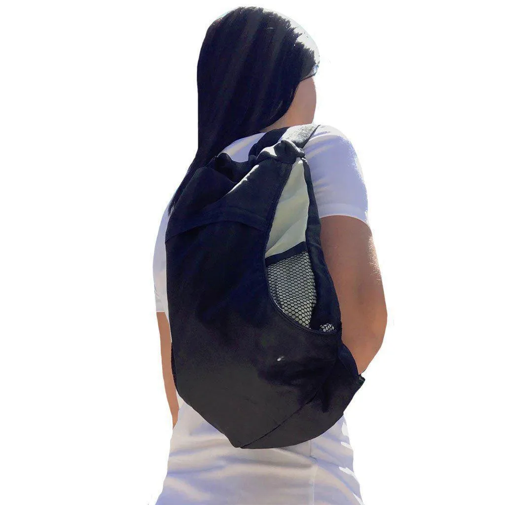 1 Dozen Drawstring Backpack Rucksack Totes Sack Pack Bags Light Weight Wholesale Lot Bulk