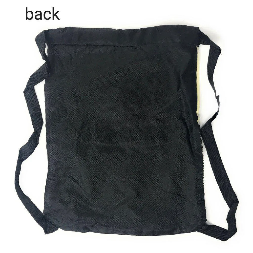1 Dozen Drawstring Backpack Rucksack Totes Sack Pack Bags Light Weight Wholesale Lot Bulk