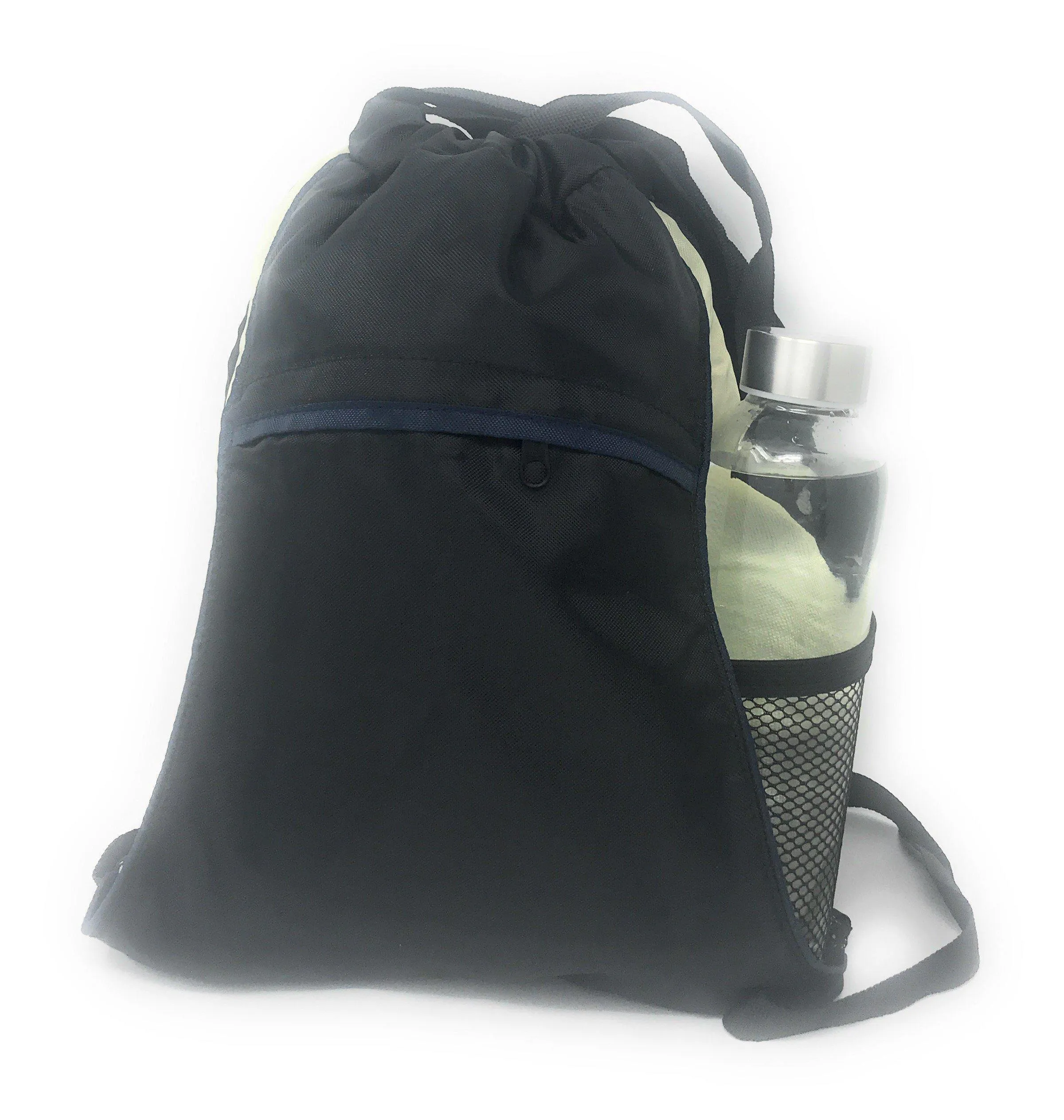 1 Dozen Drawstring Backpack Rucksack Totes Sack Pack Bags Light Weight Wholesale Lot Bulk