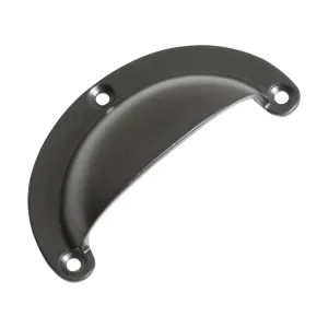 4080 Drawer Pull Classic Large Iron Matte Black L100xH40mm