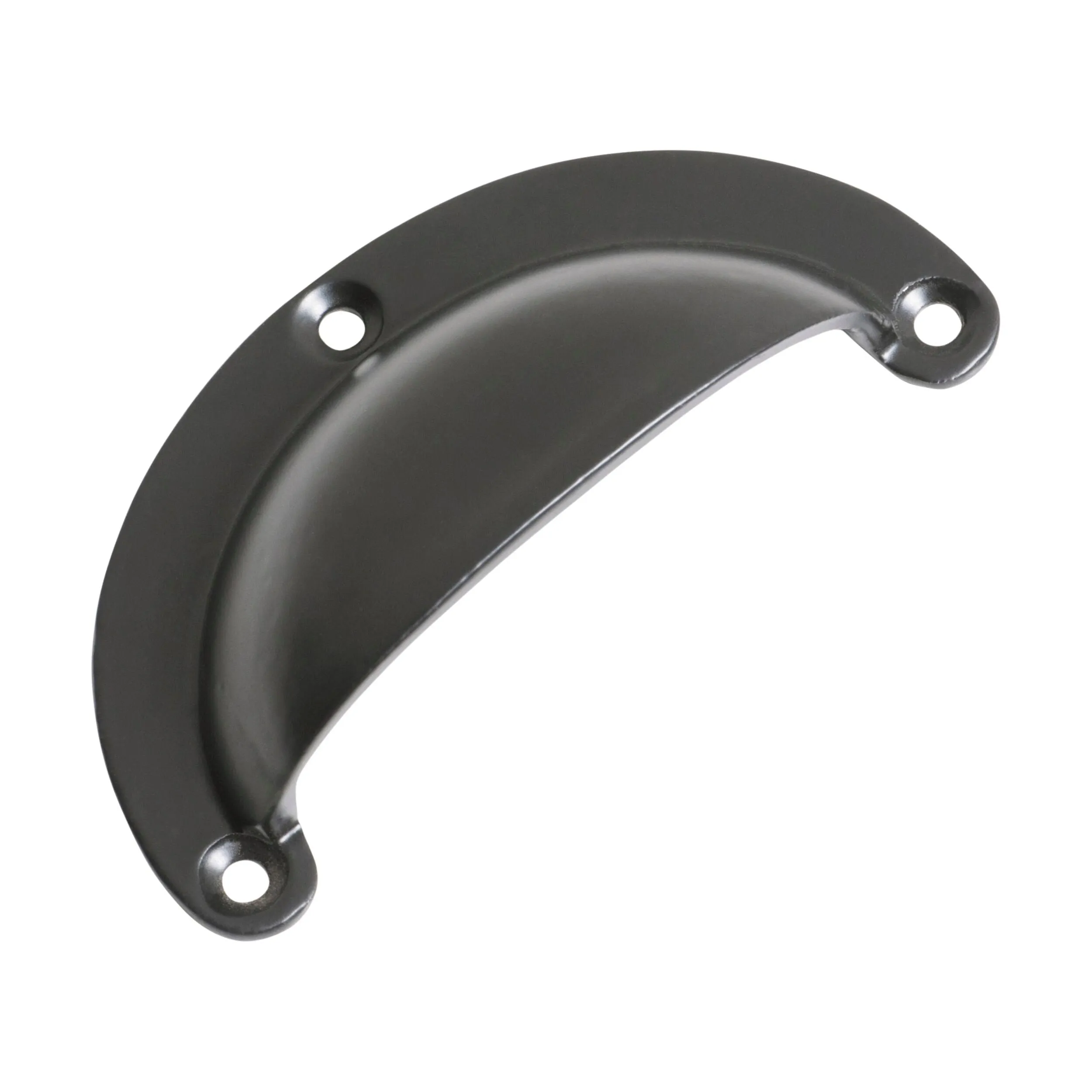 4080 Drawer Pull Classic Large Iron Matte Black L100xH40mm