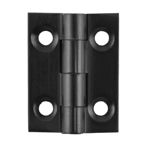 9694 Cabinet Hinge Fixed Pin Matte Black H25xW22mm