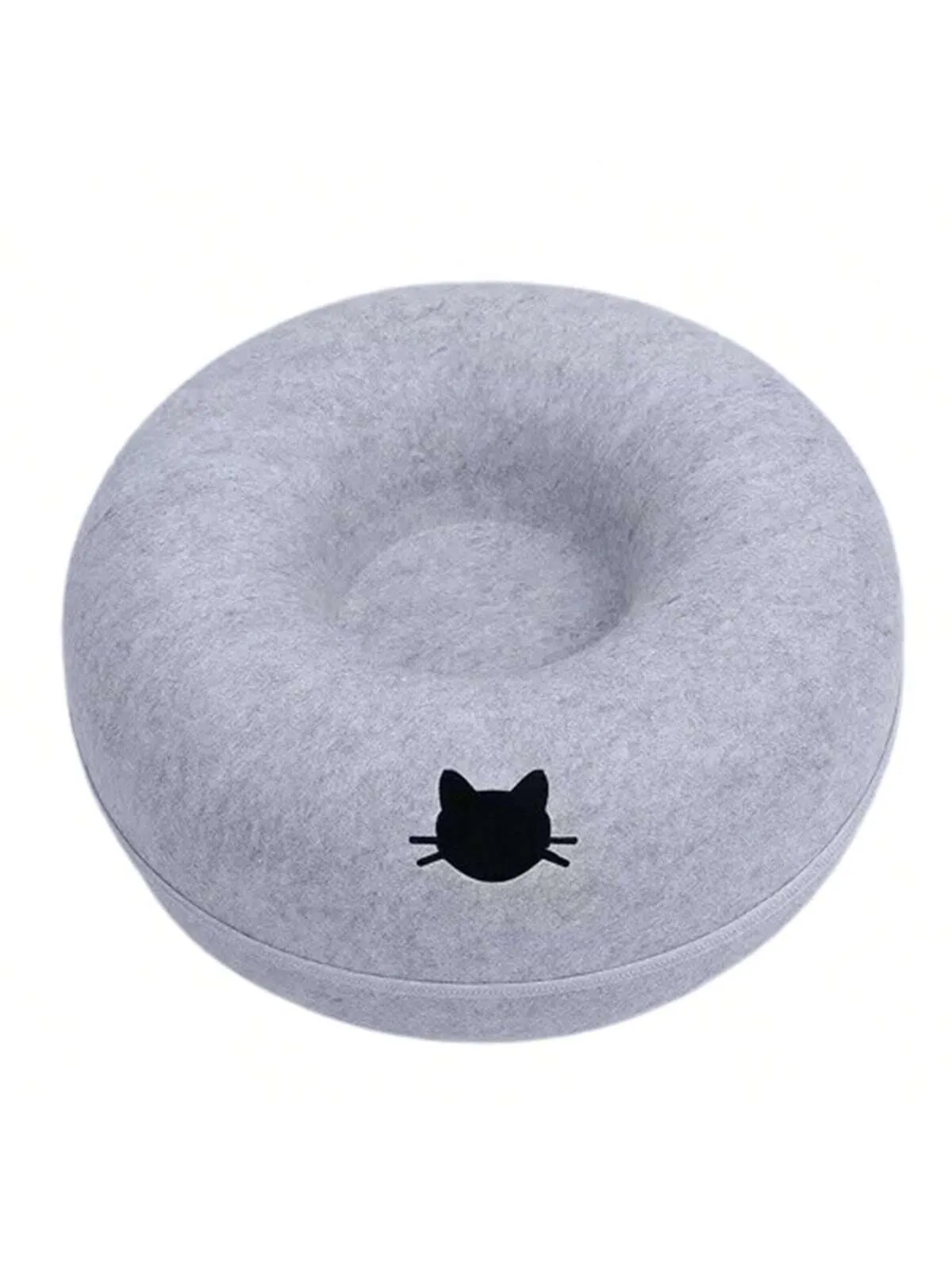 All-Season Universal Pet Felt Cat Tunnel, Durable Scratch-Resistant Material With Zipper Design,