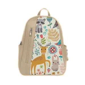 Beige Mixed Backpack Forest