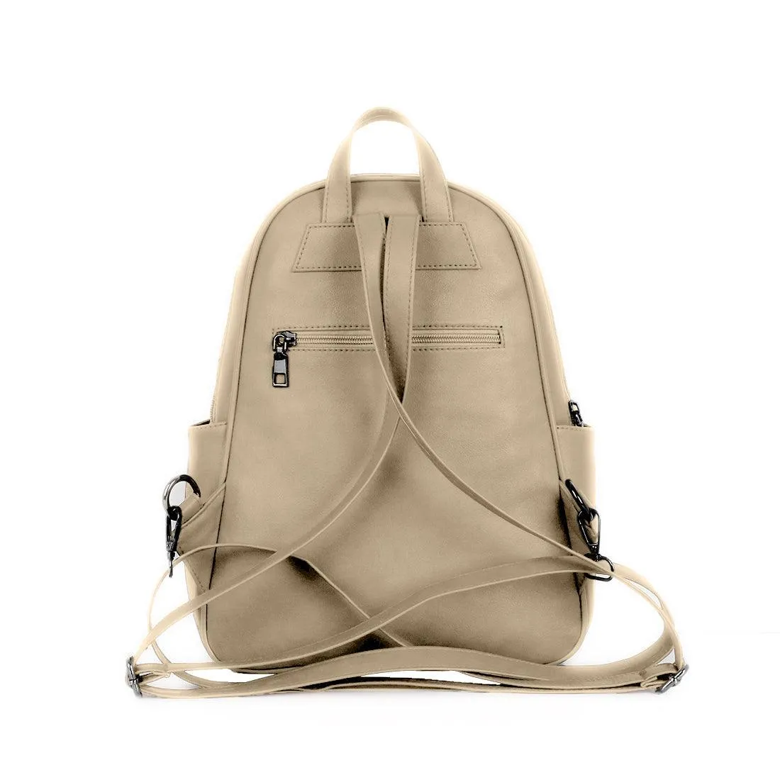 Beige Mixed Backpack Forest