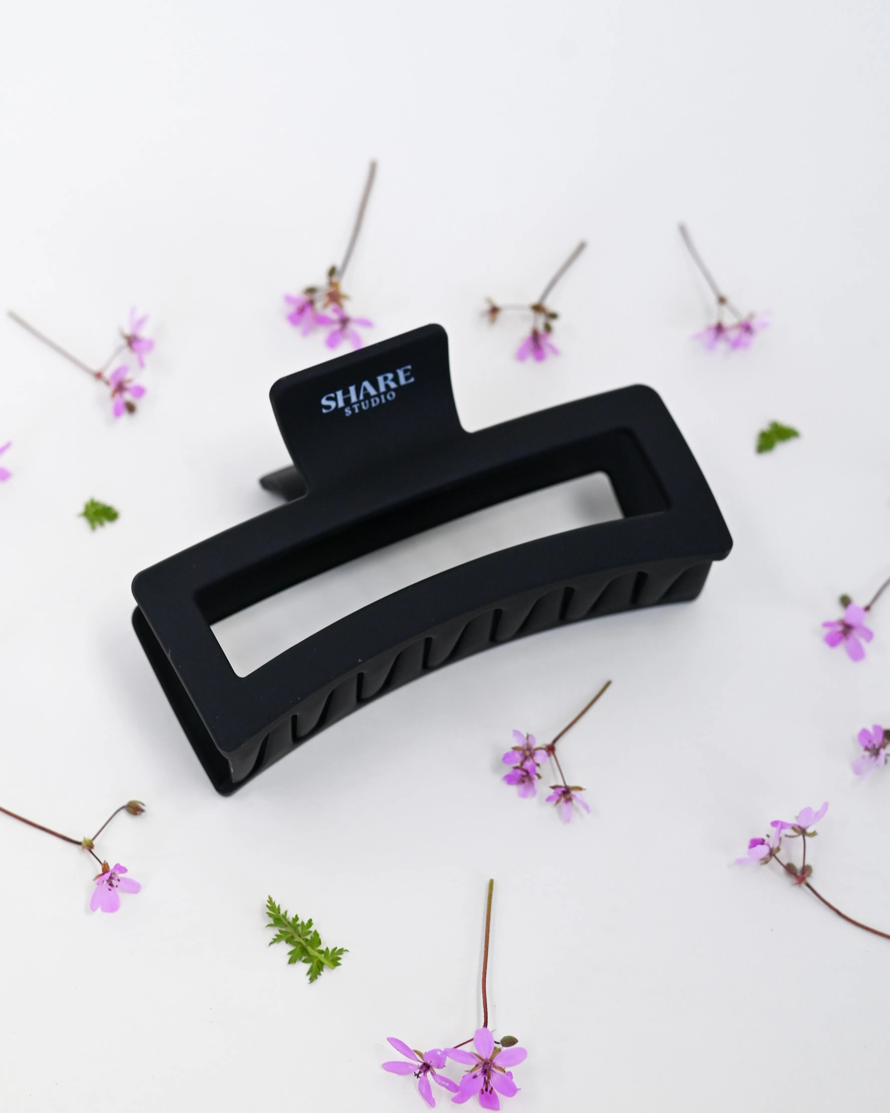 Black Matte Jumbo Claw Clip