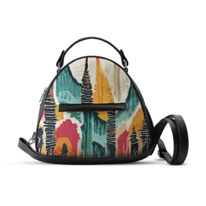 Black Mini Voyage Backpack Mixed Colors