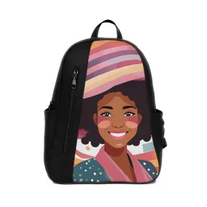 Black Mixed Backpack Baroness