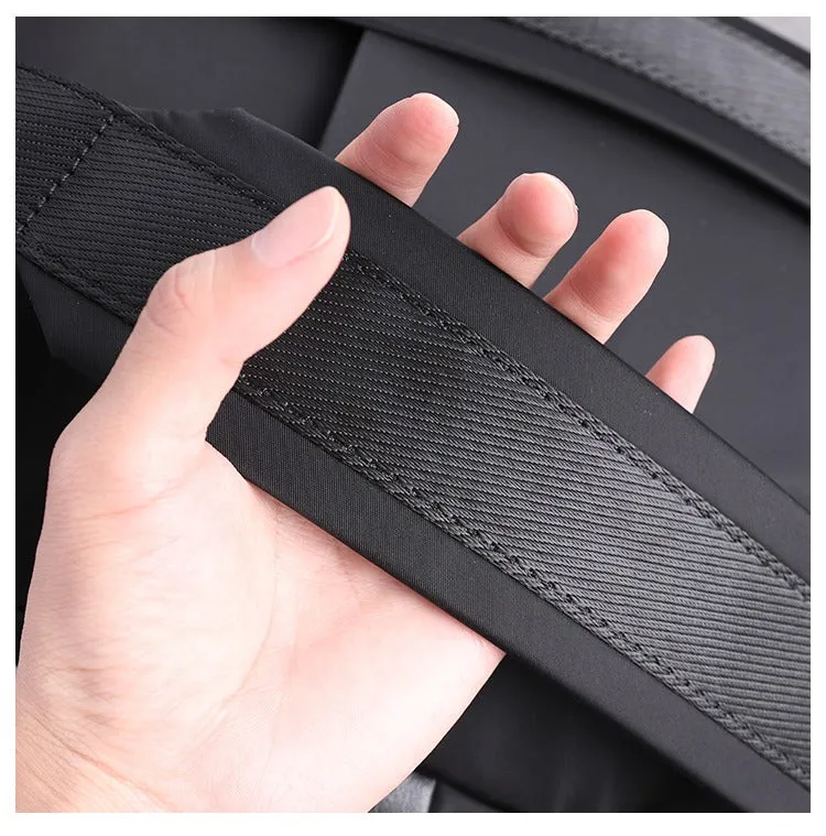 Black Nylon Graphic Satchel Backpack Womens School Backpacks Bag Nylon Travel Rucksack for Ladies