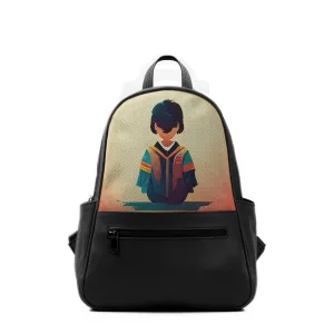 Black Vivid Backpack Class Time