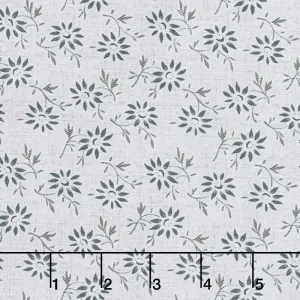 Blackwood Cottage - Small Floral Light Gray Yardage