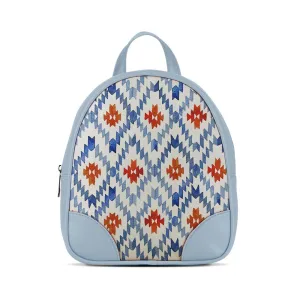 Blue O Mini Backpacks Blue rhombus