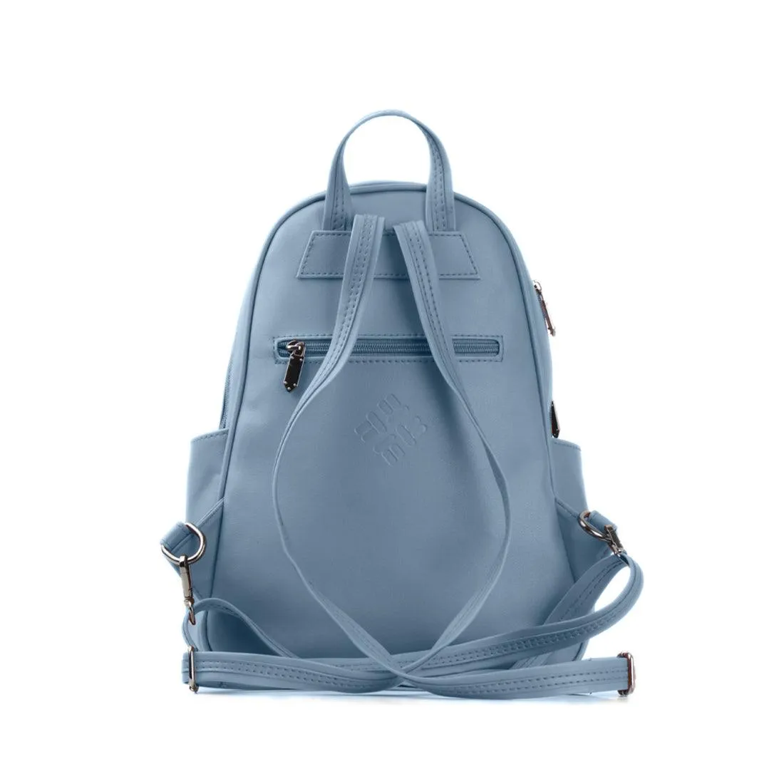 Blue Vivid Backpack Cyan Floral