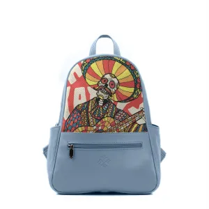 Blue Vivid Backpack Mexican Guitar