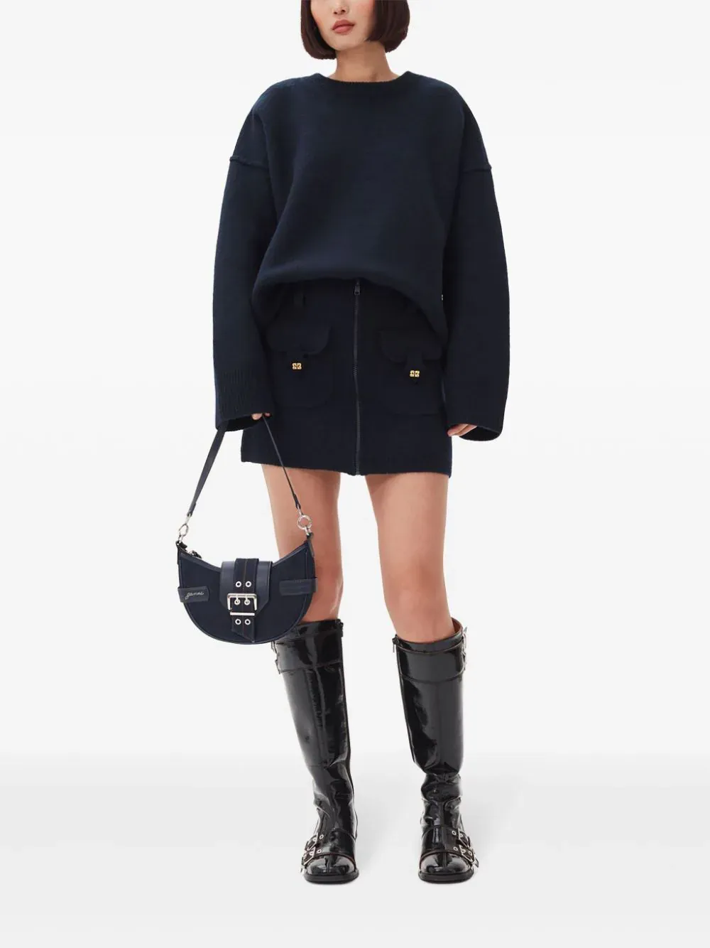 Bucky Bag Small Crossbody Denim