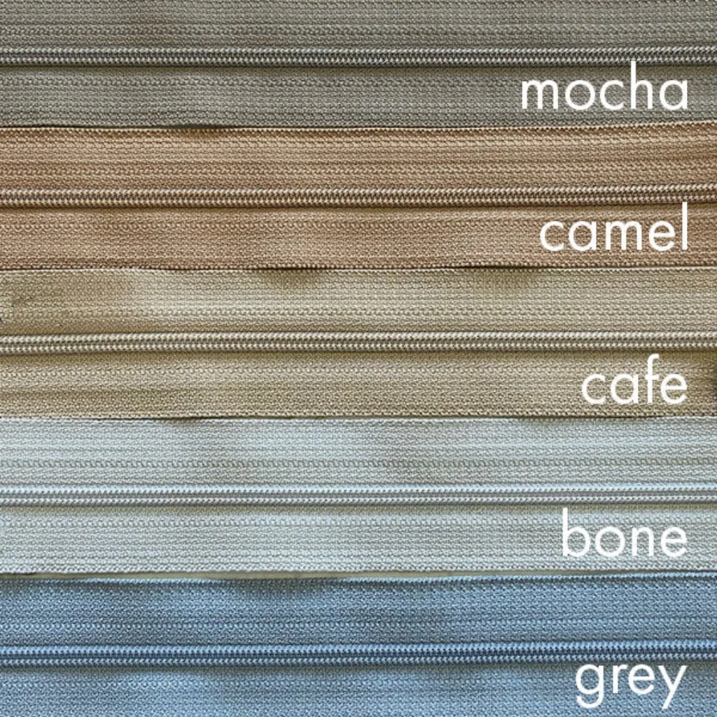 cafe | nylon | zipper swatch