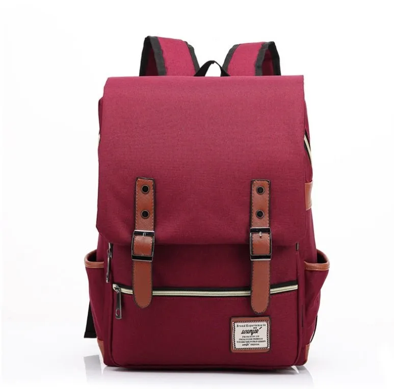 Canvas Unisex School Work Backpack