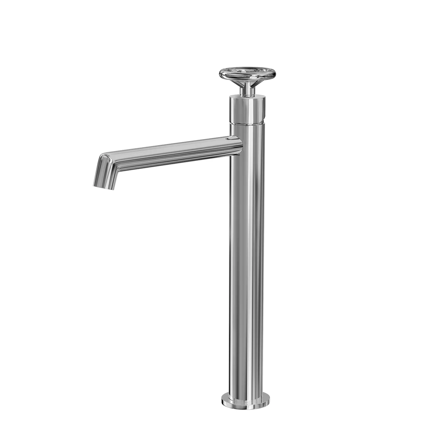 DAX Single Handle Vessel Bathroom Basin Faucet Black Matte Finish (DAX-8010044-BL)