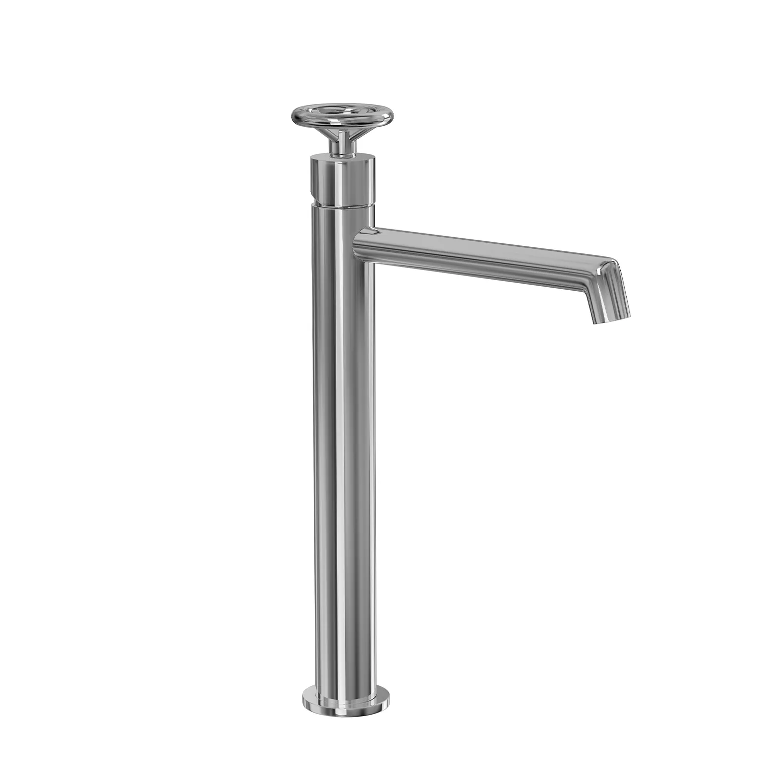 DAX Single Handle Vessel Bathroom Basin Faucet Black Matte Finish (DAX-8010044-BL)