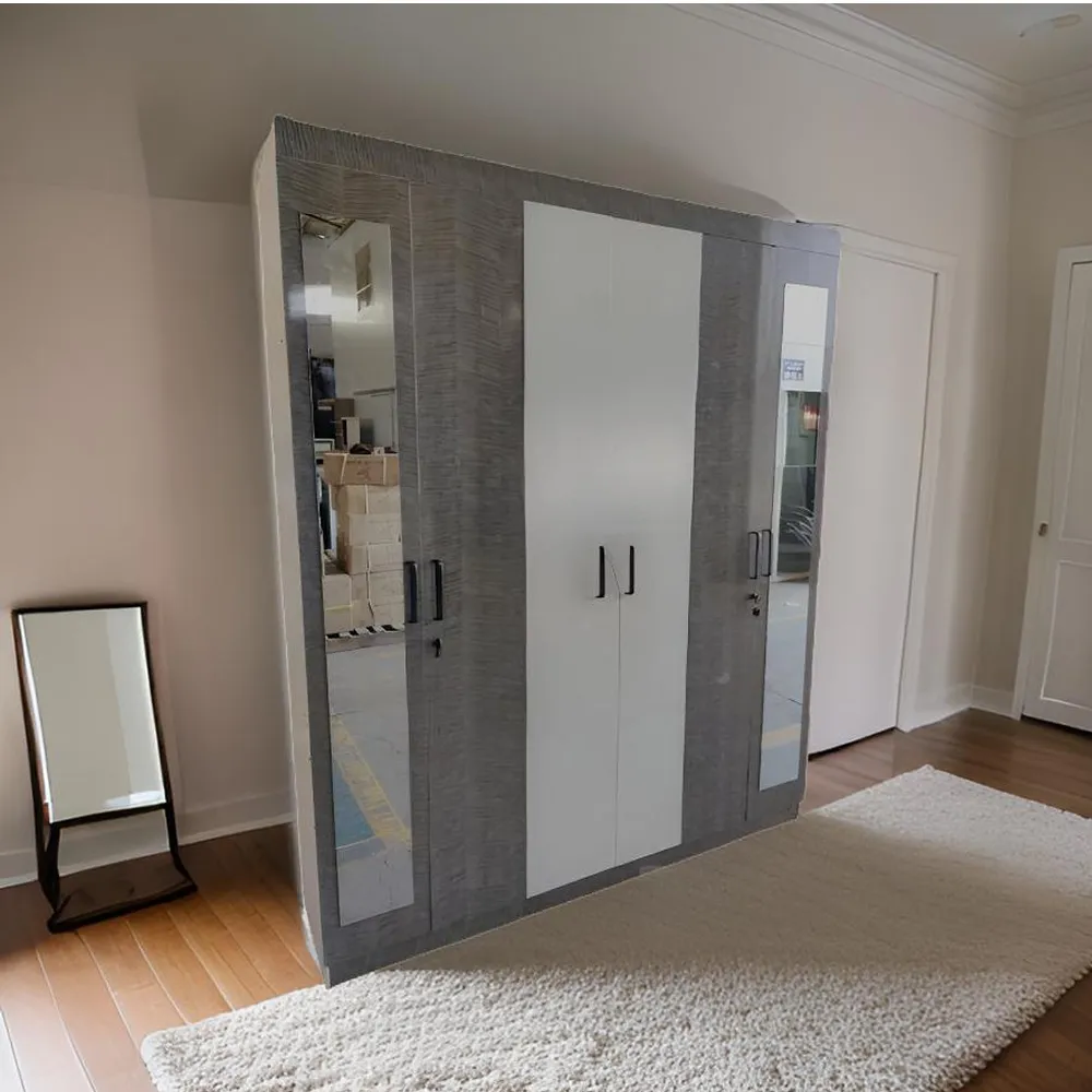 Durable Spacious Wardrobe With Mirrors