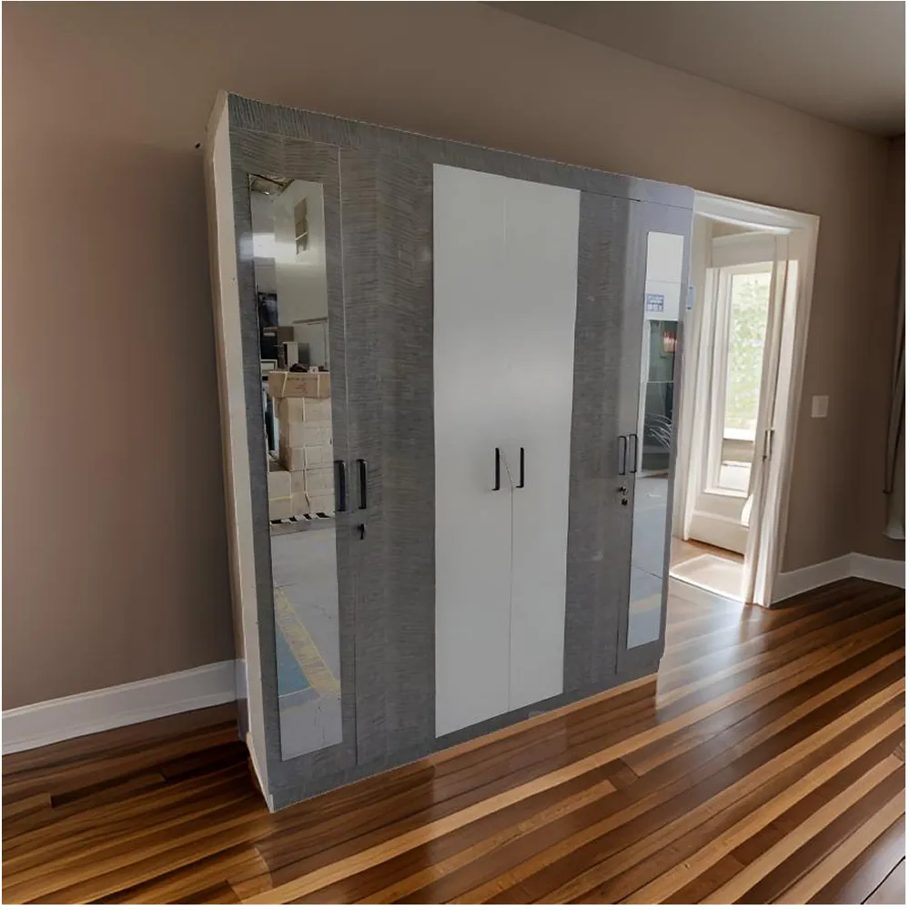 Durable Spacious Wardrobe With Mirrors