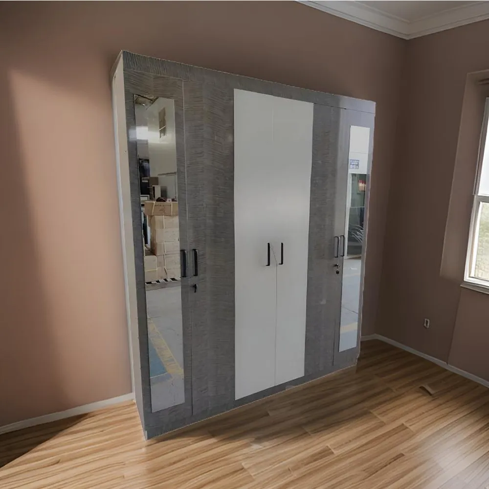 Durable Spacious Wardrobe With Mirrors