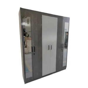 Durable Spacious Wardrobe With Mirrors