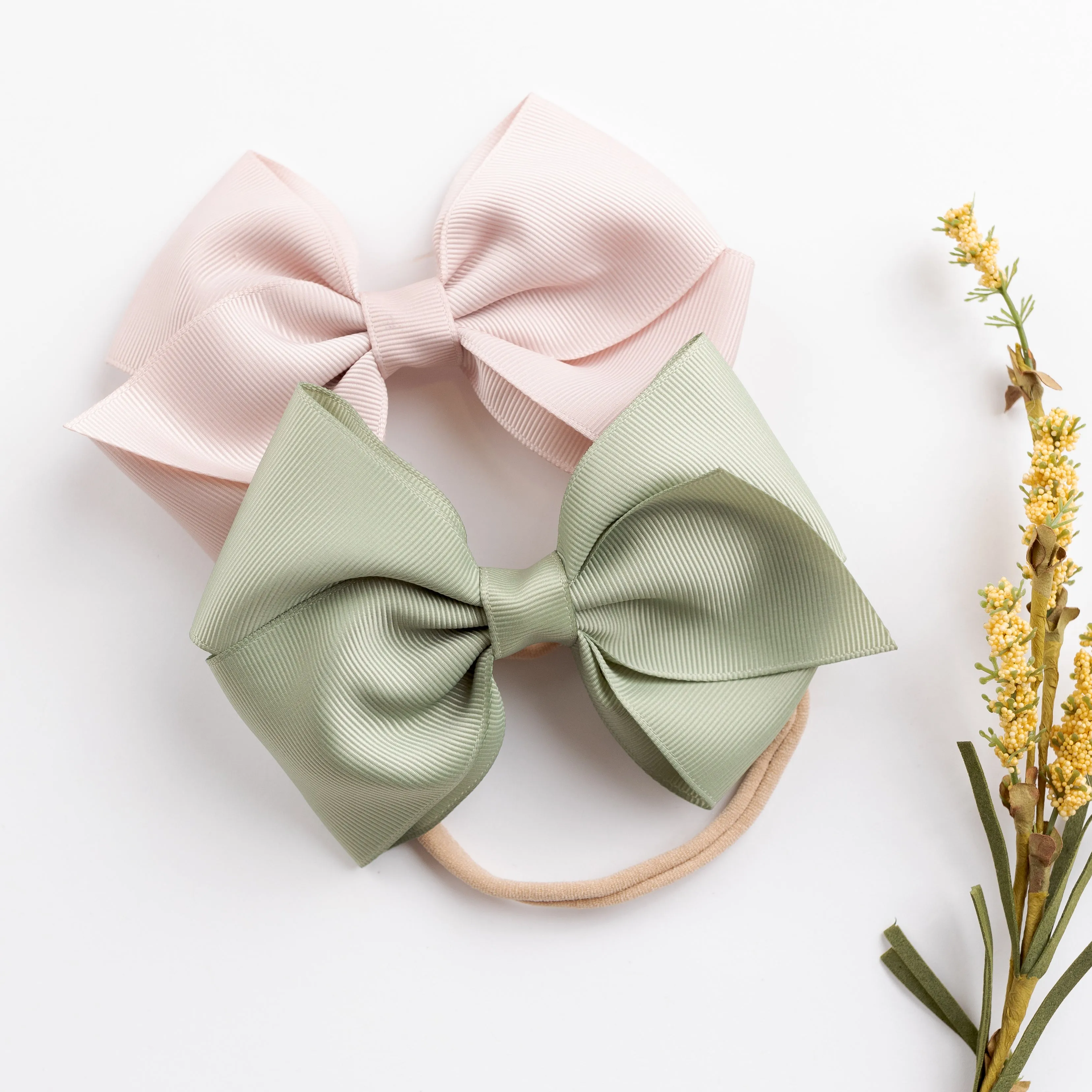 Ella Grosgrain Bow Nylon Headbands - Other Colors