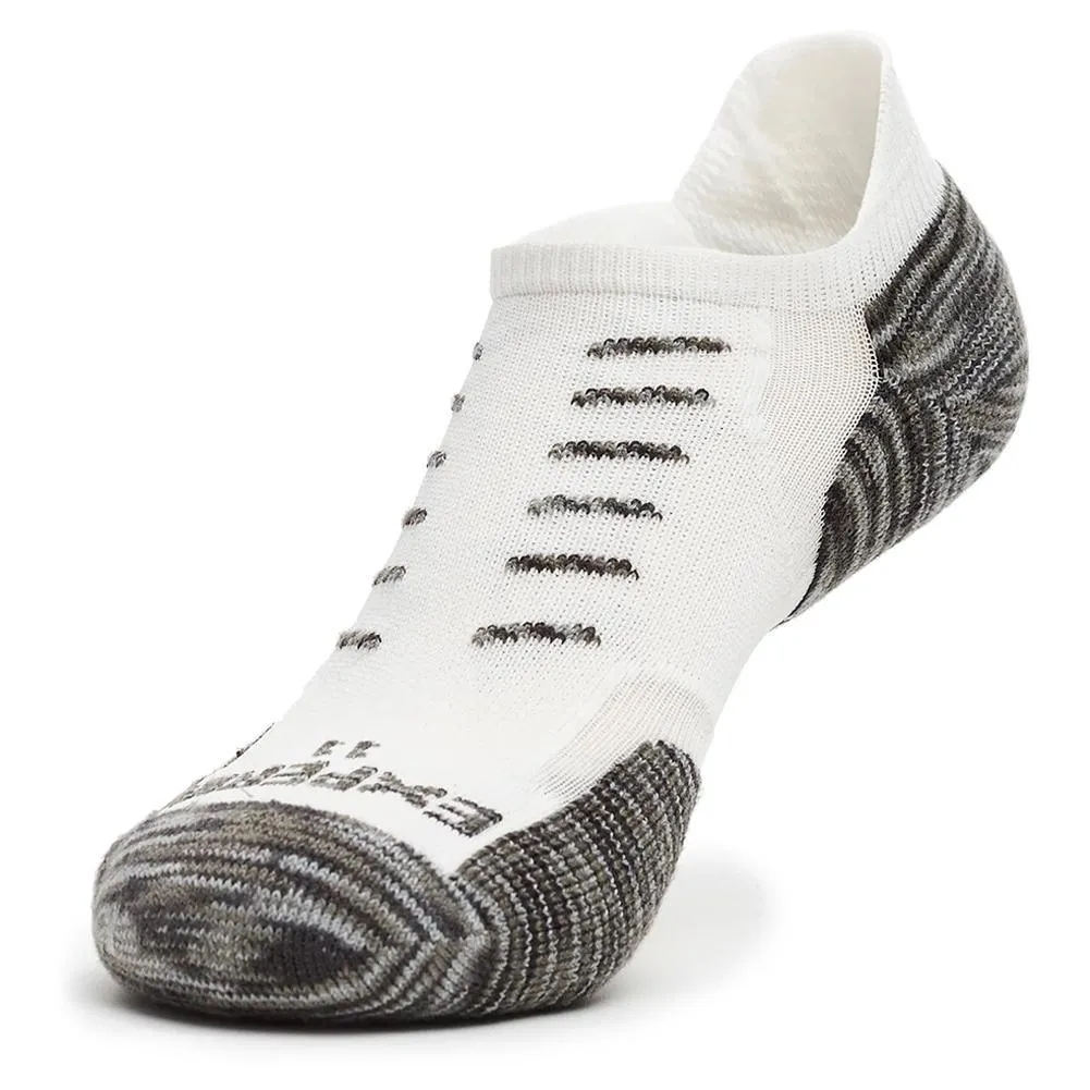 Experia Techfit Light Cushion No Show Tennis Socks White