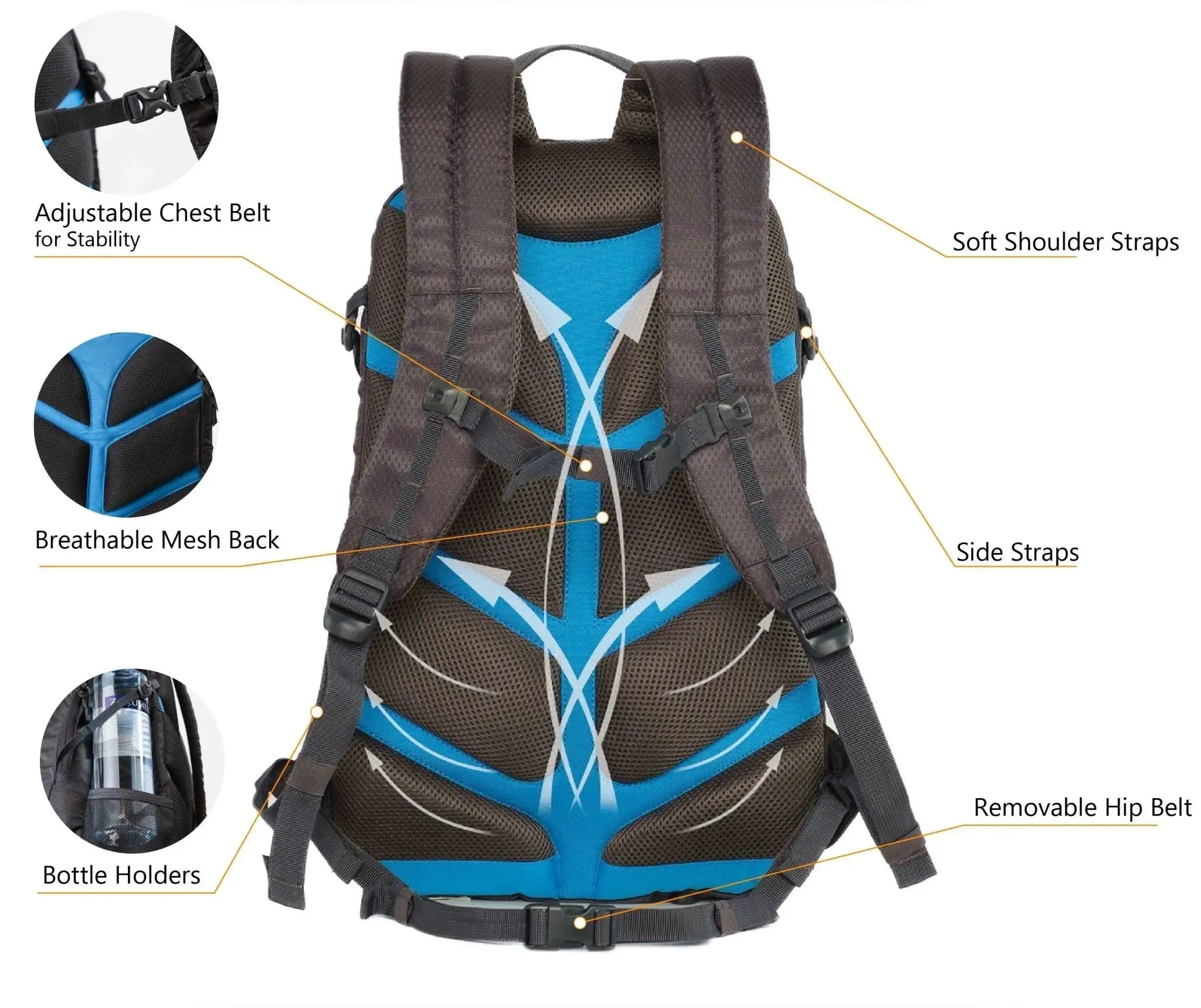 FHM Motion Backpack 25l Black