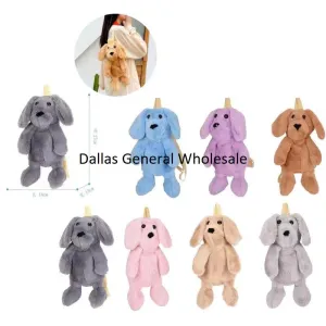 Girls Fluffy Puppy Dog Backpacks Wholesale