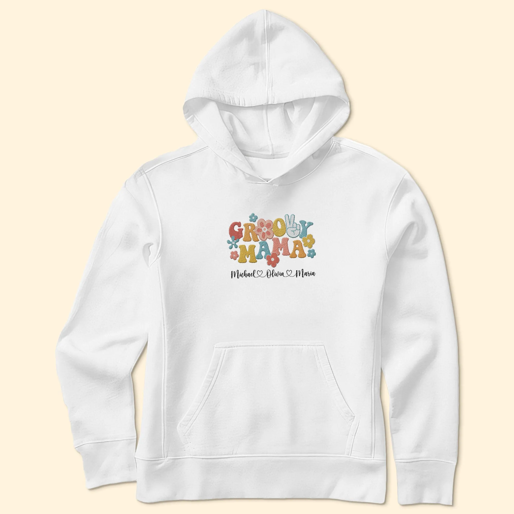 Groovy Mama - Personalized Embroidered Shirt