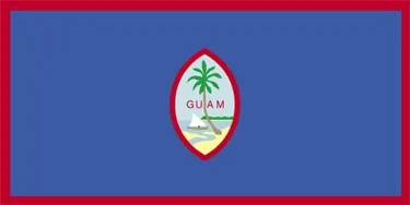 Guam National Flag Printed