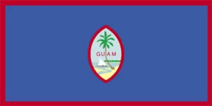 Guam National Flag Printed