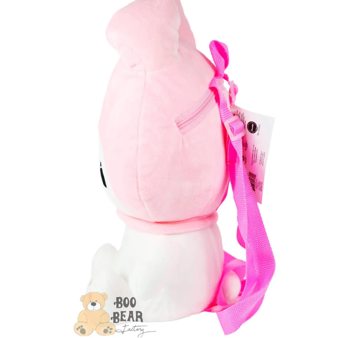 Hello Kitty My Melody Soft Plush Backpack Peach White | $29.99  | Boo Bear