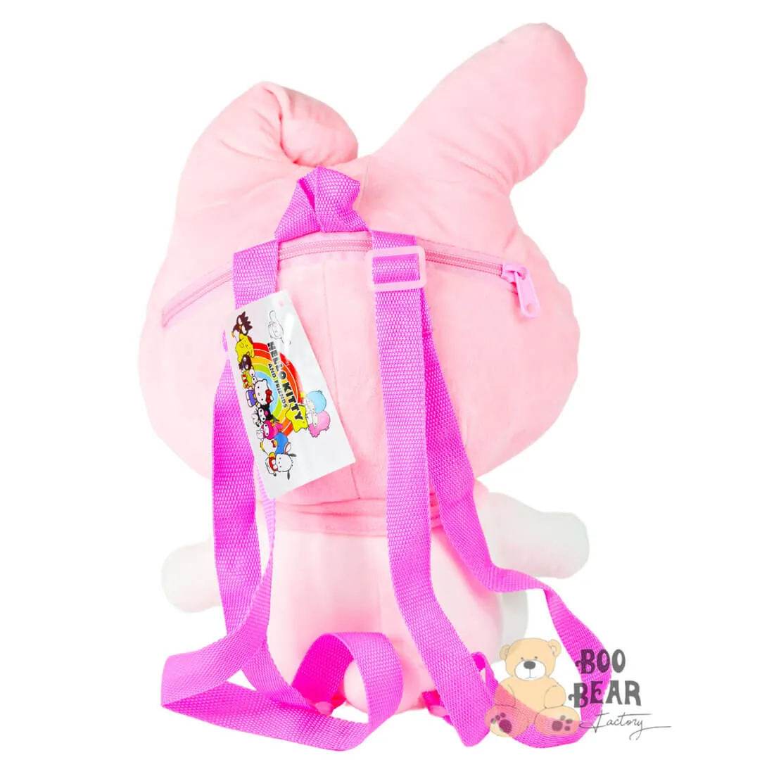 Hello Kitty My Melody Soft Plush Backpack Peach White | $29.99  | Boo Bear