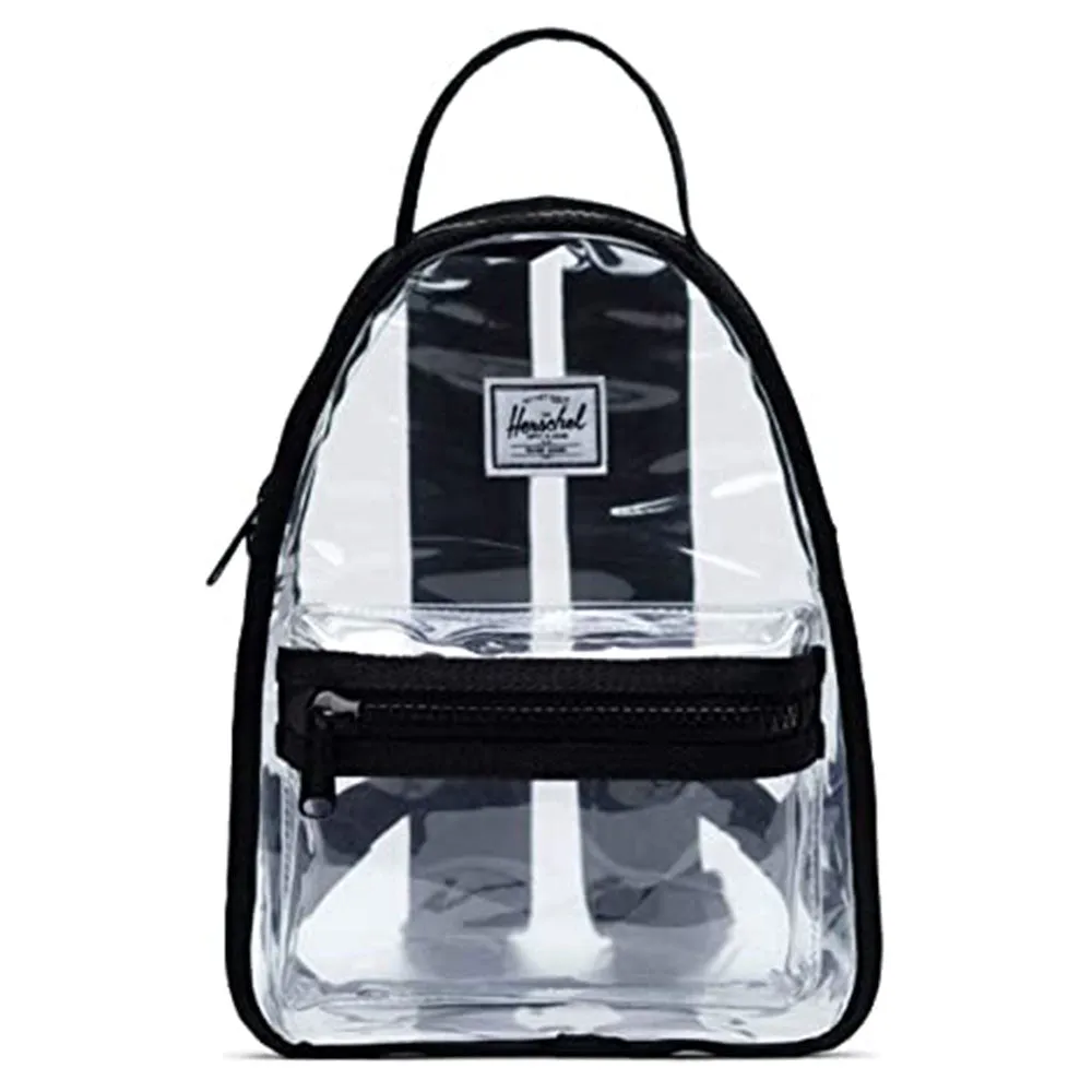 Herschel Unisex Black/Clear Nova Mini One Size Backpack - 10501-03822