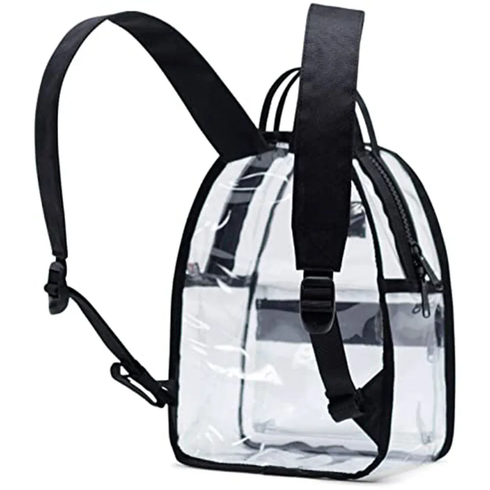 Herschel Unisex Black/Clear Nova Mini One Size Backpack - 10501-03822