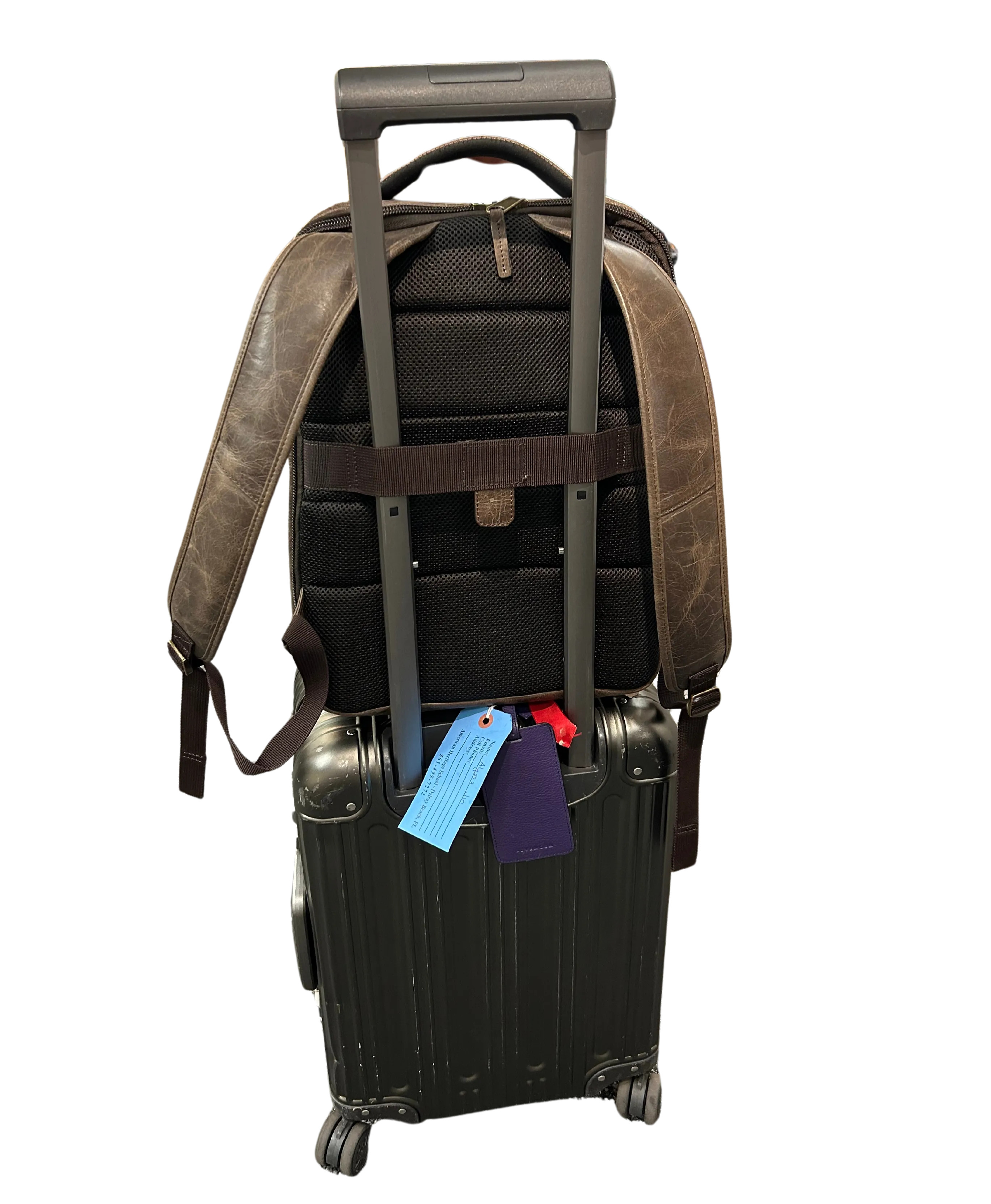 Leather Backpacks, Crazy Horse Full Grain Mens Leather Backpack
