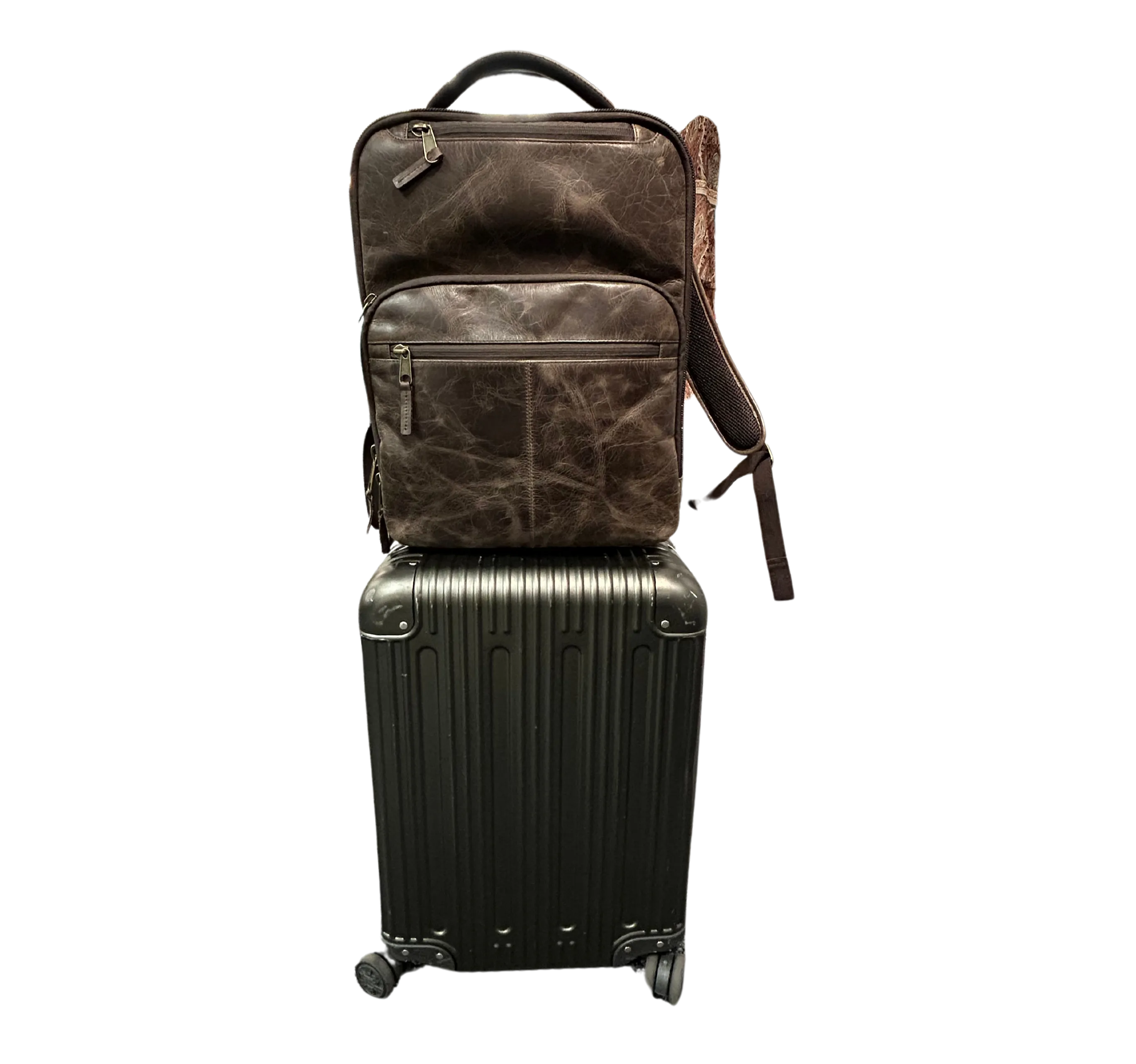 Leather Backpacks, Crazy Horse Full Grain Mens Leather Backpack