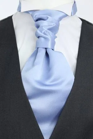 Light Steel Blue Boys Wedding Cravat