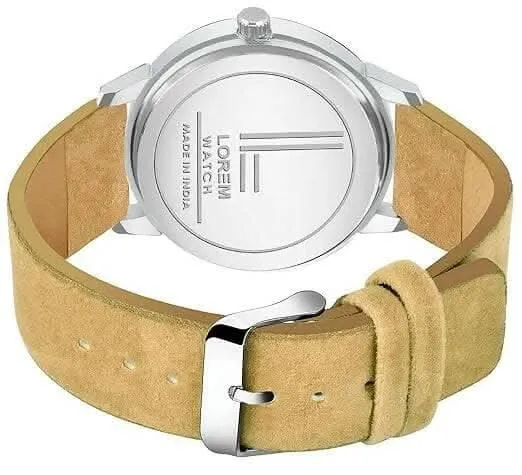 LOREM White Professional Look Analog Watch For Men LR62