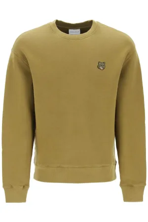 MAISON KITSUNE "bold fox head crewneck sweat