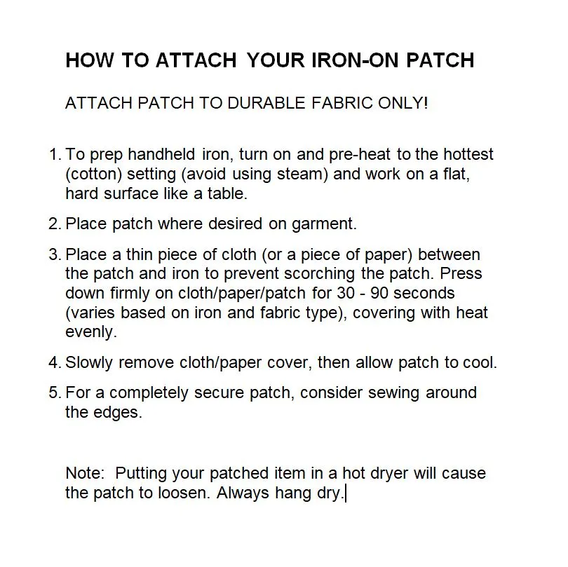 McKevlin's - Floratubular Iron-On Patch