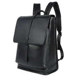 Mens Teens Stylish Backpacks Leather Black Brown Travel