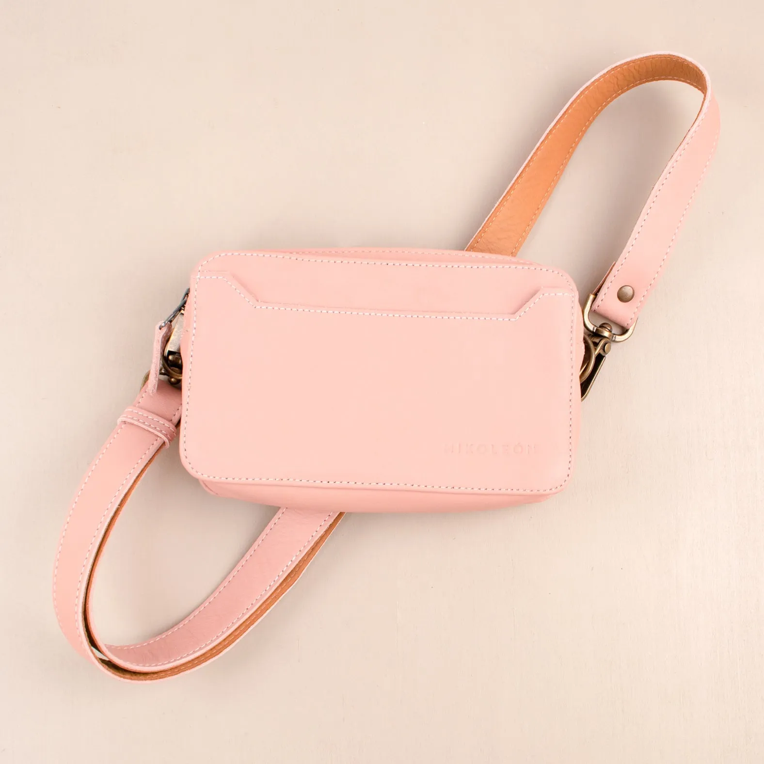 MK221552 - Leather Concert Wallet Rosewood [Women's Leather Bag]