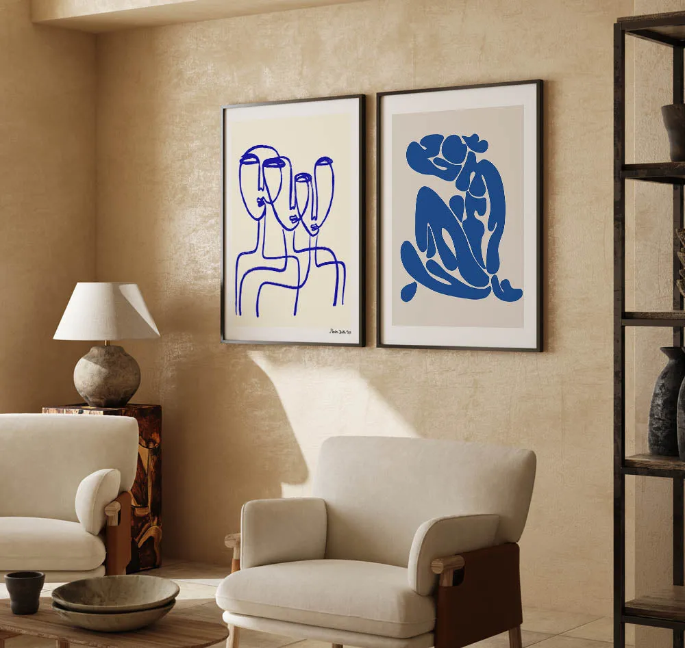 Modern Blue (Set of 2)