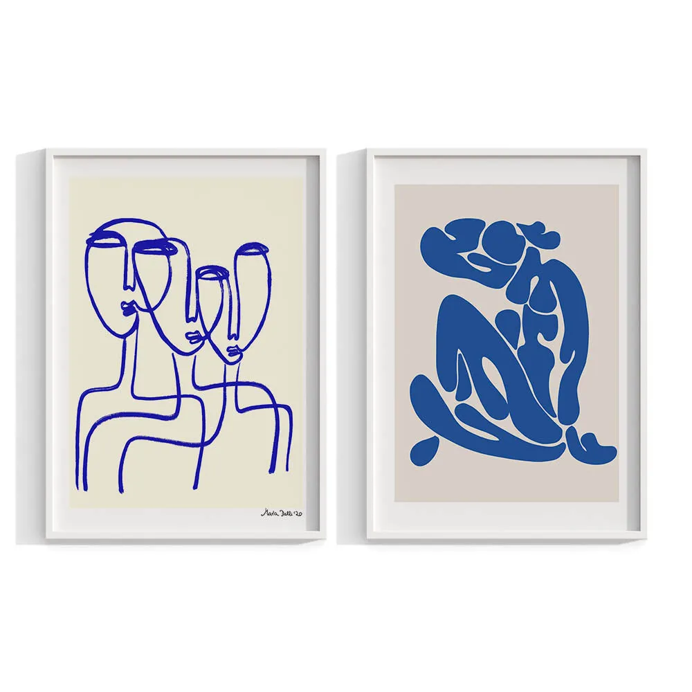 Modern Blue (Set of 2)