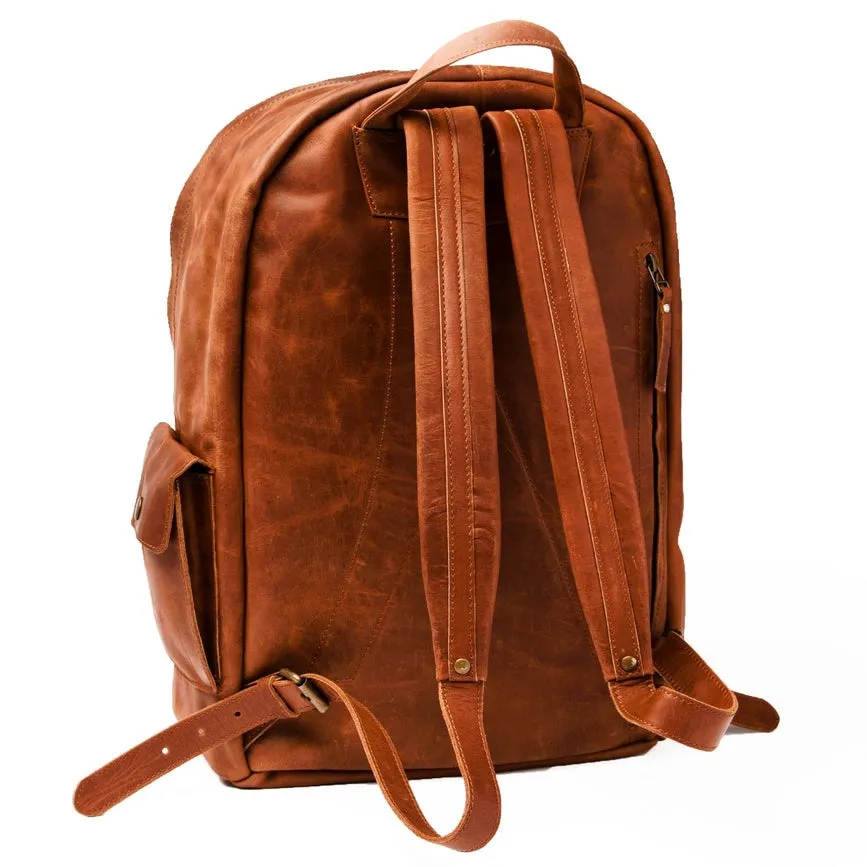 Nomad Leather Backpack Brown