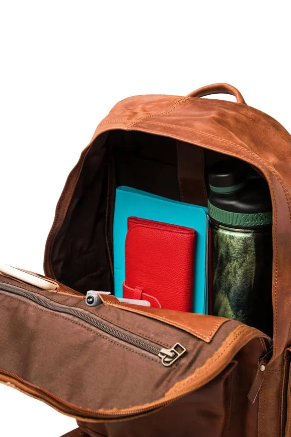 Nomad Leather Backpack Brown